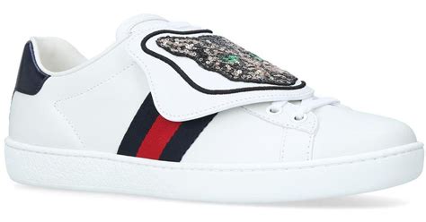 gucci cat trainers|Gucci ace trainers women's.